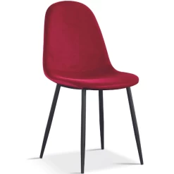 Chaise Valeska Velours - Bordeaux -Meubles Tables Et Chaises Shop Ontwerp zonder titel 2023 01 26T084827.253 c1e6
