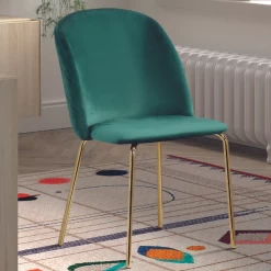 Chaise De Salle à Manger Lucinda-vert/or