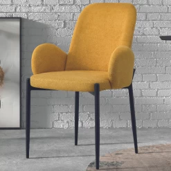 Chaise De Salle à Manger Betsy-jaune
