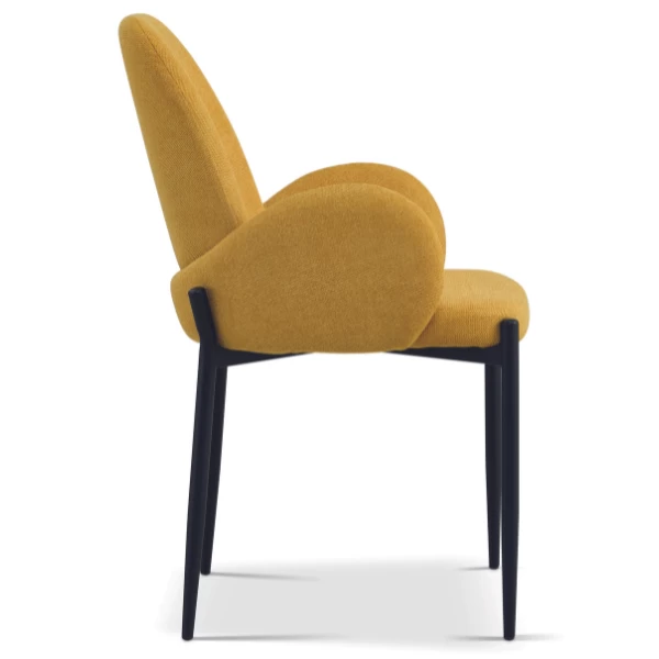 Chaise De Salle à Manger Betsy-jaune 4 Chaise De Salle à Manger Betsy-jaune – Image 4