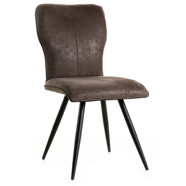 Chaise De Salle à Manger Ludo - Gris 1 Chaise De Salle à Manger Ludo - Gris