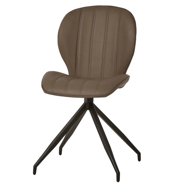 Chaise De Salle à Manger Lori - Taupe 1 Chaise De Salle à Manger Lori - Taupe