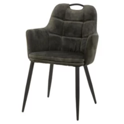 Chaise Coquille Rabia - Vert Mousse