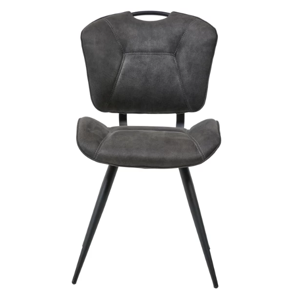 Chaise De Salle à Manger Cloud - Gris Foncé 2 Chaise De Salle à Manger Cloud - Gris Foncé – Image 2