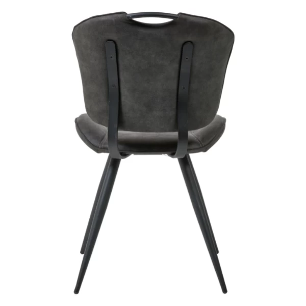 Chaise De Salle à Manger Cloud - Gris Foncé 3 Chaise De Salle à Manger Cloud - Gris Foncé – Image 3