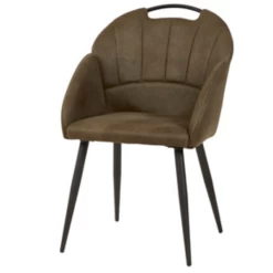 Chaise Coquille Zeta - Vert Mousse