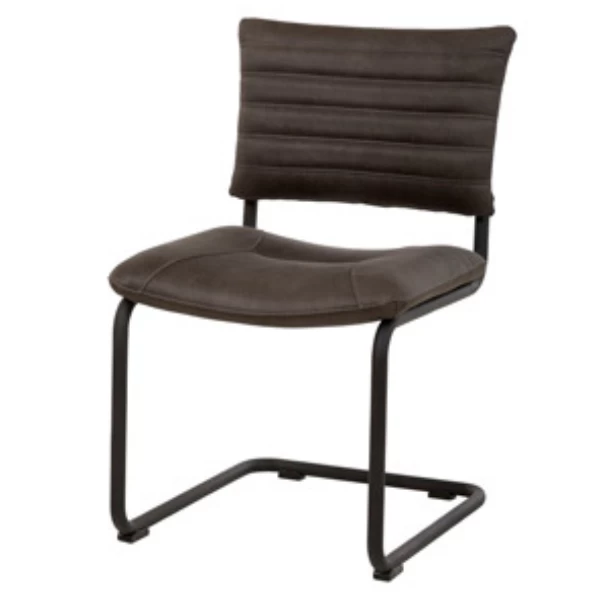 Chaise Cantilever Gia - Anthracite 1 Chaise Cantilever Gia - Anthracite