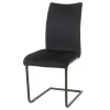 Chaise Cantilever Igor Velours - Noir