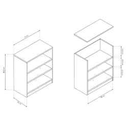 Bibliothèque Stacy 72 Cm 2 étagères-chêne Sonoma 10 Bibliothèque Stacy 72 Cm 2 étagères-chêne Sonoma -Meubles Tables Et Chaises Shop Ontwerp zonder titel 2023 03 14T103846.030 52d3