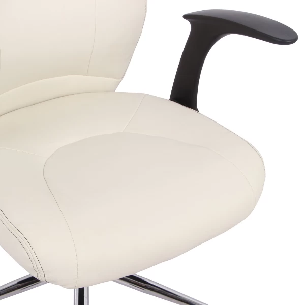 Fauteuil De Direction Brianna-blanc Mat 3 Fauteuil De Direction Brianna-blanc Mat – Image 3