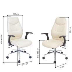 Fauteuil De Direction Brianna-blanc Mat 11 Fauteuil De Direction Brianna-blanc Mat -Meubles Tables Et Chaises Shop Ontwerp zonder titel 2023 04 03T165225.342 4902