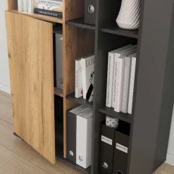 Classeur Fiene Avec 1 Porte Et 9 Compartiments - Anthracite/ochre 9 Classeur Fiene Avec 1 Porte Et 9 Compartiments - Anthracite/ochre -Meubles Tables Et Chaises Shop Ontwerp zonder titel 2023 04 11T142600.922 d839