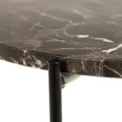 Table D'appoint Avila Ø42 Cm - Marbre Brun/noir -Meubles Tables Et Chaises Shop Ontwerp zonder titel 2023 05 08T113655.007 50bc