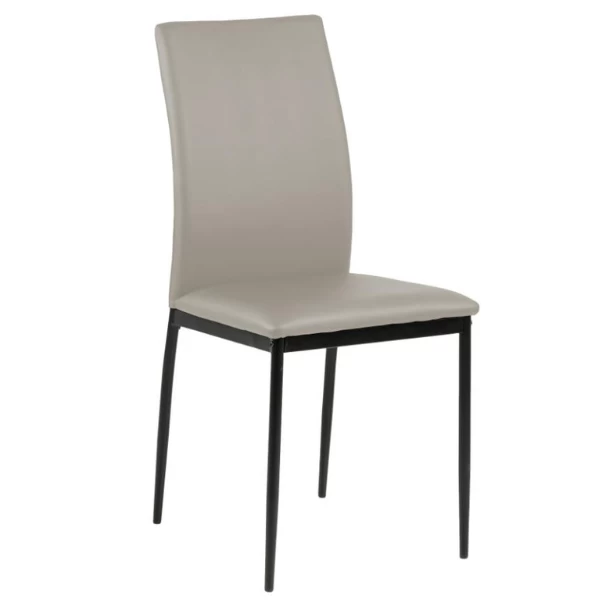 Chaise De Salle à Manger Demir - Taupe/noir 3 Chaise De Salle à Manger Demir - Taupe/noir – Image 3