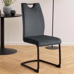 Chaise Cantilever Ulli - Gris