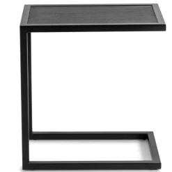 Table D'appoint Delfi 30 X 50 Cm-Chêne Brossé/acier -Meubles Tables Et Chaises Shop Ontwerp zonder titel 2023 05 22T081150.827 4780