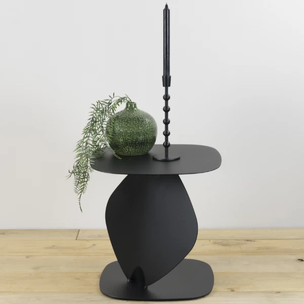 Table D'appoint Gizzy 44 X 44 Cm-noir 1 Table D'appoint Gizzy 44 X 44 Cm-noir
