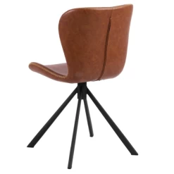 Chaise De Salle à Manger Pivotante Tilda Similicuir - Brun/noir -Meubles Tables Et Chaises Shop Ontwerp zonder titel 2023 06 26T150340.350 1 1c62