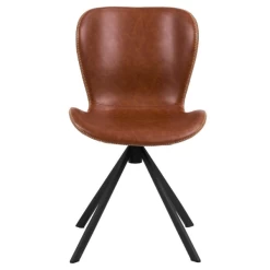 Chaise De Salle à Manger Pivotante Tilda Similicuir - Brun/noir -Meubles Tables Et Chaises Shop Ontwerp zonder titel 2023 06 26T150438.542 1 1be9