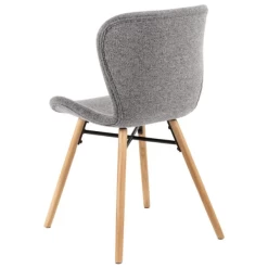 Chaise En Tissu Tilda Avec Pieds Obliques - Gris/chêne -Meubles Tables Et Chaises Shop Ontwerp zonder titel 2023 06 26T151529.276 1 30f5