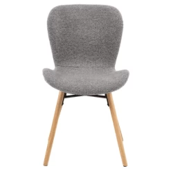 Chaise En Tissu Tilda Avec Pieds Obliques - Gris/chêne -Meubles Tables Et Chaises Shop Ontwerp zonder titel 2023 06 26T151617.580 2a0c
