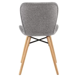 Chaise En Tissu Tilda Avec Pieds Obliques - Gris/chêne -Meubles Tables Et Chaises Shop Ontwerp zonder titel 2023 06 26T151909.558 ad37