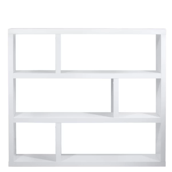 Bibliothèque Durant 6 Niches-blanc 3 Bibliothèque Durant 6 Niches-blanc – Image 3