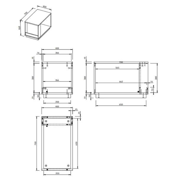 Table D'appoint Ellana 40 X 70 Cm 2 Niches-chêne Clair/blanc 2 Table D'appoint Ellana 40 X 70 Cm 2 Niches-chêne Clair/blanc – Image 2