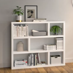 Bibliothèque Durant 6 Niches-blanc