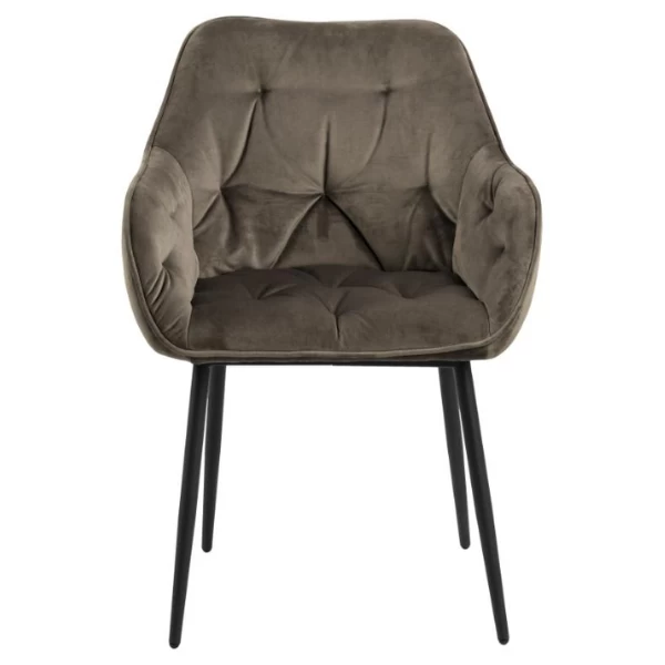 Chaise De Salle à Manger Lynn - Taupe/noir 9 Chaise De Salle à Manger Lynn - Taupe/noir – Image 9