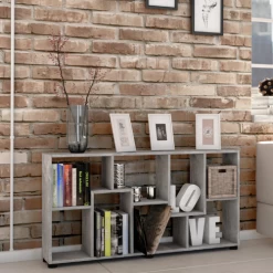 Bibliothèque Azira 118 Cm 8 Niches-béton -Meubles Tables Et Chaises Shop Ontwerp zonder titel 2023 08 24T162854.674 1 a5a4