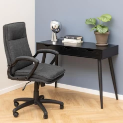 Fauteuil De Direction Justin Réglable En Hauteur - Gris Foncé -Meubles Tables Et Chaises Shop Ontwerp zonder titel 2023 09 05T153435.091 1f08