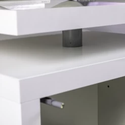 Bureau Cory 140x69cm Avec Espace De Rangement - Blanc Brillant -Meubles Tables Et Chaises Shop Ontwerp zonder titel 2023 09 21T161755.974 9d1c