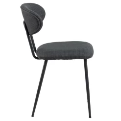 Chaise De Salle à Manger Denise : Tissu Basel, Gris Foncé Et Acier Noir -Meubles Tables Et Chaises Shop Ontwerp zonder titel 2023 10 12T152759.862 2ec2