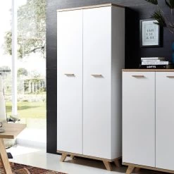 Bibliothèque/Armoire De Rangement Ousmane H193cm - Blanc 7 Bibliothèque/Armoire De Rangement Ousmane H193cm - Blanc -Meubles Tables Et Chaises Shop Oslo 221 pe dek h 2 72b9