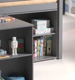 Bureau à Rallonge Charlotte - Gris -Meubles Tables Et Chaises Shop PIHSBI17 01 307b