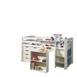 Bureau à Rallonge Charlotte - Blanc -Meubles Tables Et Chaises Shop PIHSBUBIKD14 INF a958