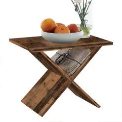 FMD Table D'appoint Phil - Bois Vieilli