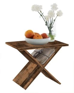 FMD Table D'appoint Phil - Bois Vieilli -Meubles Tables Et Chaises Shop Phil Old Style dunkel ca00