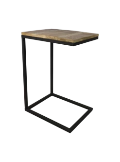 Table D'appoint Rick 65cm - Bois De Manguier Robuste/fer -Meubles Tables Et Chaises Shop RICK 4 f5a9