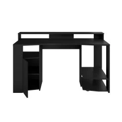 Bureau Gaming 152cm Avec Ruban LED - Noir -Meubles Tables Et Chaises Shop ROXXOR 6940 STAT OUV F 355a