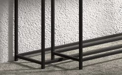 Lot De 2 Consoles Tuline - Doré/noir Métal -Meubles Tables Et Chaises Shop Rousseau 3919 console Tulsa 4 8ae1