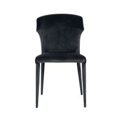 RICHMOND Chaise Pim Velours - Anthracite 11 RICHMOND Chaise Pim Velours - Anthracite -Meubles Tables Et Chaises Shop S4503 FR ANTRACIET VELVET 5 f566