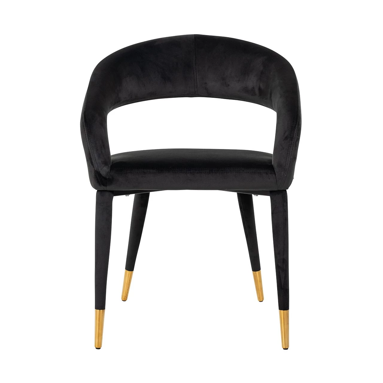 RICHMOND Chaise De Salle à Manger Heleen Velours - Anthracite 1 RICHMOND Chaise De Salle à Manger Heleen Velours - Anthracite