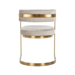 RICHMOND Chaise Jardo Velours - Kaki/or -Meubles Tables Et Chaises Shop S4540 FR KHAKI VELVET 3 47db