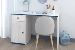 Bureau Smiley 121cm - Blanc/rose Ou Bleu