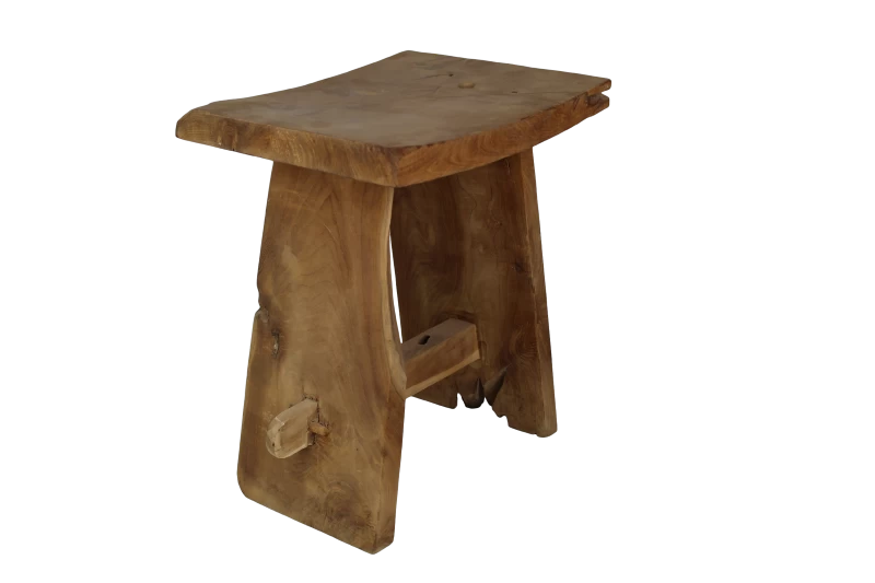 Tabouret Buffallo - Naturel/teck 2 Tabouret Buffallo - Naturel/teck – Image 2