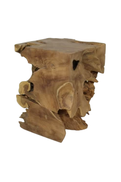 Tabouret Block Rectangle-teck Tronc D'arbre Avec Forme Naturelle 9 Tabouret Block Rectangle-teck Tronc D'arbre Avec Forme Naturelle -Meubles Tables Et Chaises Shop STSQ M 3 eaec