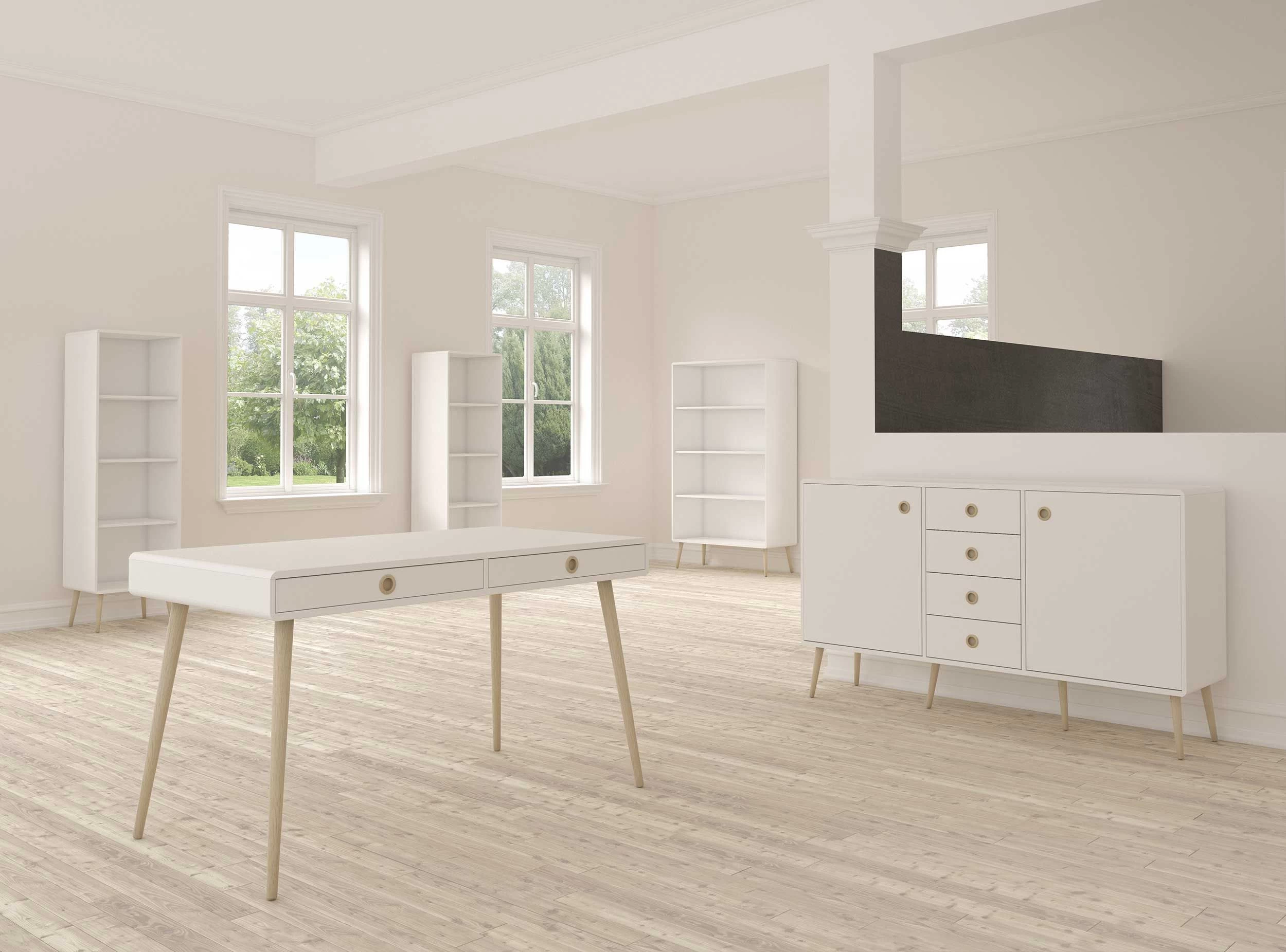 Bureau Linz 114cm - Blanc 5 Bureau Linz 114cm - Blanc – Image 5