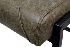 Lot De 2 Chaises De Repas Texas Yacht Cuir/métal - Kaki -Meubles Tables Et Chaises Shop TEXAS YAAR 5 d963